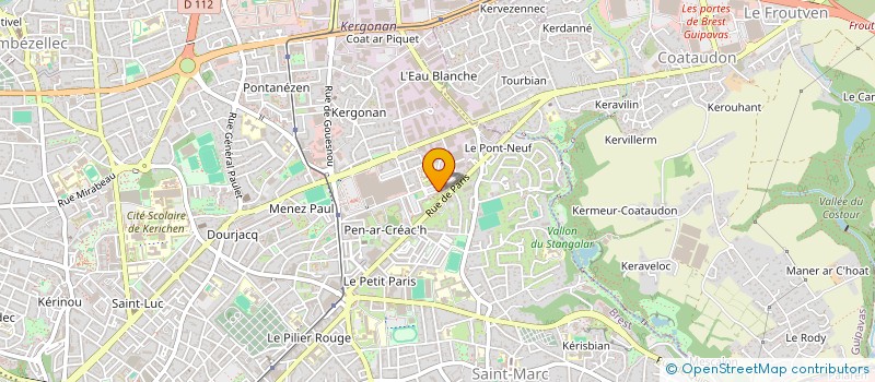 localisation de l'entreprise MONSIEUR PASCAL VELEZ à BREST