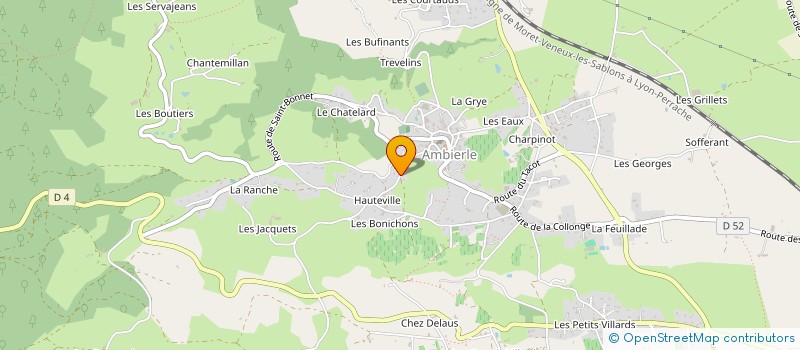 localisation de l'entreprise MONSIEUR PASCAL VERCHERE à AMBIERLE