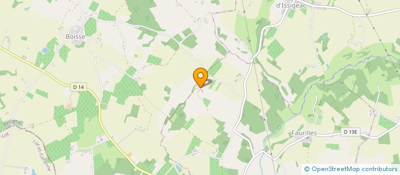 localisation de l'entreprise MONSIEUR PASCAL VERDEYROUX  FAURILLES