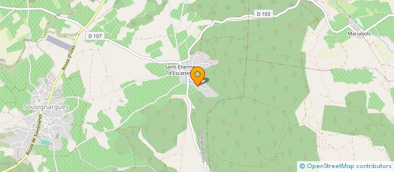 localisation de l'entreprise MONSIEUR PASCAL VERDU  SOUVIGNARGUES