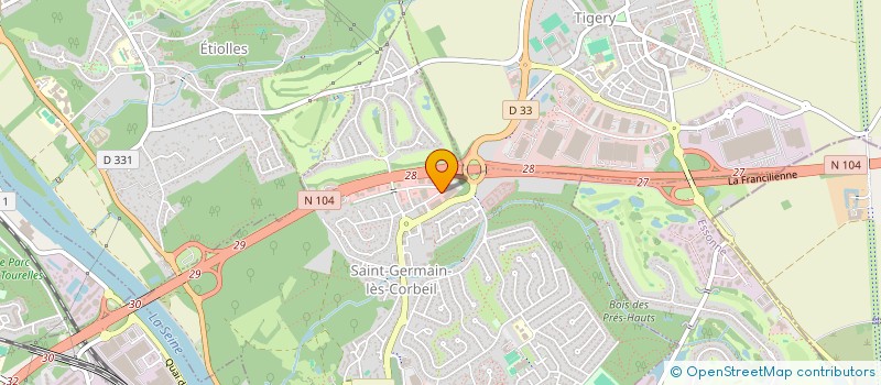 localisation de l'entreprise MONSIEUR PASCAL VERJUS  SAINT-GERMAIN-LES-CORBEIL