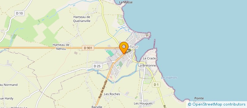 localisation de l'entreprise MONSIEUR PASCAL VERNEDE à BARFLEUR