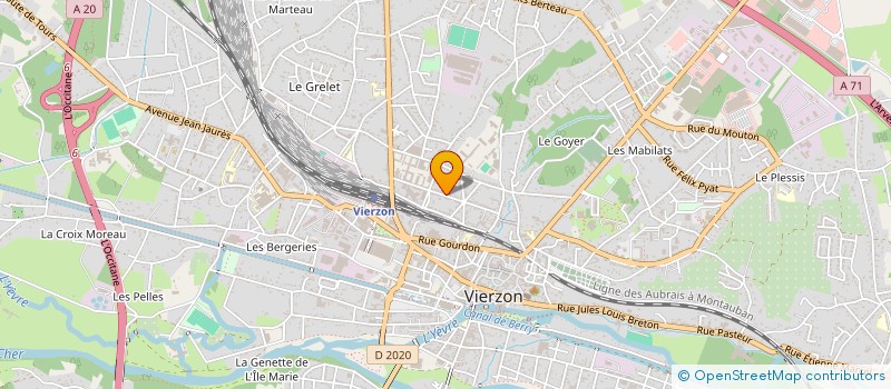 localisation de l'entreprise MONSIEUR PASCAL VERNEUIL à VIERZON