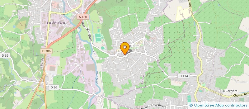 localisation de l'entreprise MONSIEUR PASCAL VERNEY  BRIGNAIS