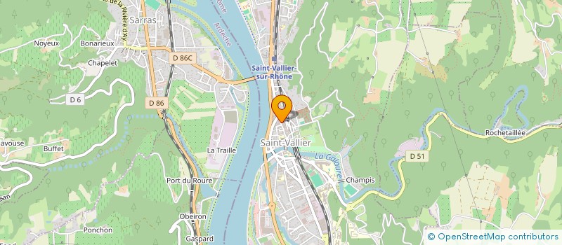 localisation de l'entreprise MONSIEUR PASCAL VERSCHAEVE à SAINT-VALLIER