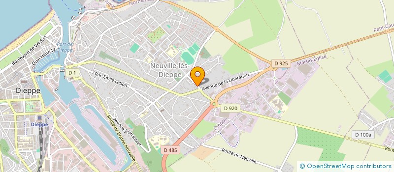 localisation de l'entreprise MONSIEUR PASCAL VESPIER à DIEPPE