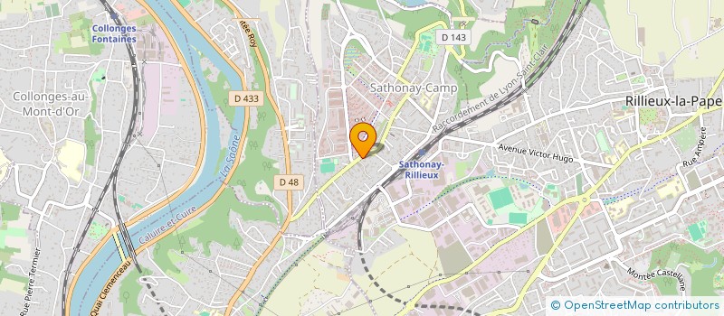 localisation de l'entreprise MONSIEUR PASCAL VETTRAINO  SATHONAY-CAMP