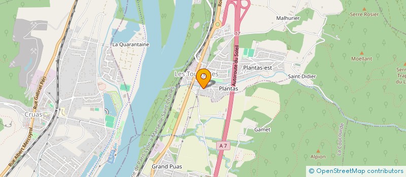 localisation de l'entreprise MONSIEUR PASCAL VEYREINC  LES TOURRETTES