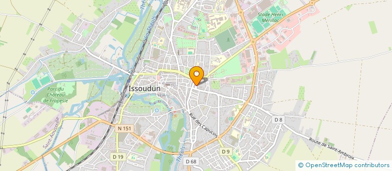 localisation de l'entreprise MONSIEUR PASCAL VIANO à ISSOUDUN