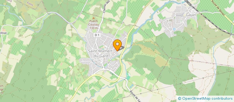 localisation de l'entreprise MONSIEUR PASCAL VIDAL  SAINT-MAMERT-DU-GARD