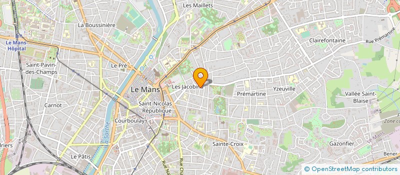 localisation de l'entreprise MONSIEUR PASCAL VIDAL à LE MANS