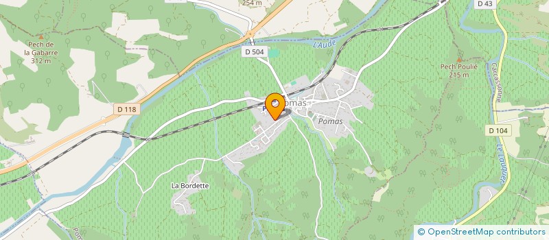 localisation de l'entreprise MONSIEUR PASCAL VIDAL  POMAS