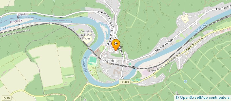 localisation de l'entreprise MONSIEUR PASCAL VIGNE  LIVERDUN