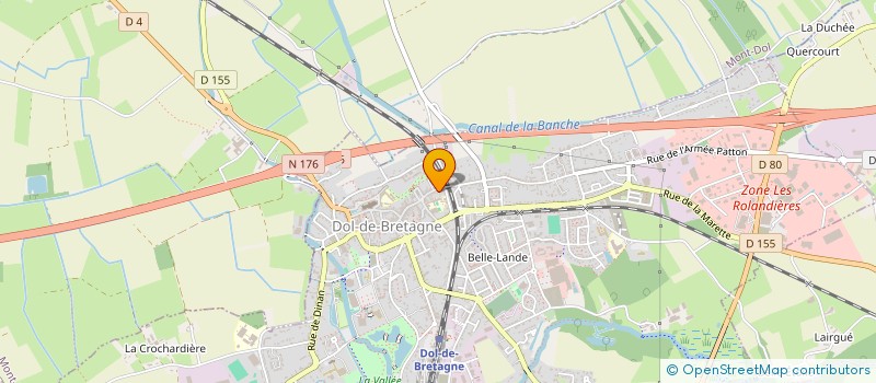 localisation de l'entreprise MONSIEUR PASCAL VIGNERON  DOL-DE-BRETAGNE