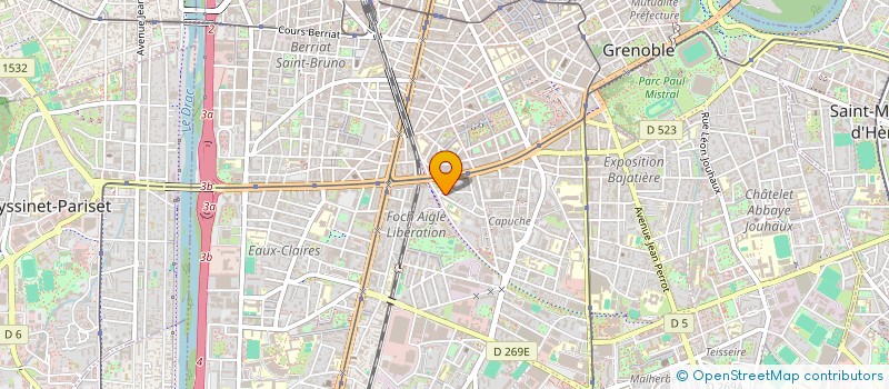 localisation de l'entreprise MONSIEUR PASCAL VILLARD  GRENOBLE