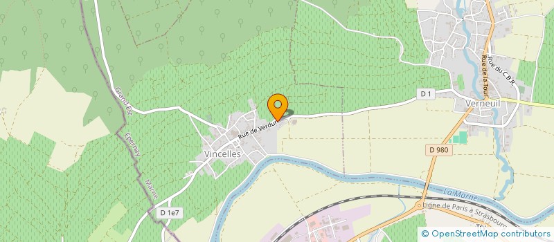 localisation de l'entreprise MONSIEUR PASCAL VILLETTE  VINCELLES