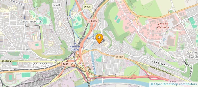 localisation de l'entreprise MONSIEUR PASCAL VILLIER  HARFLEUR