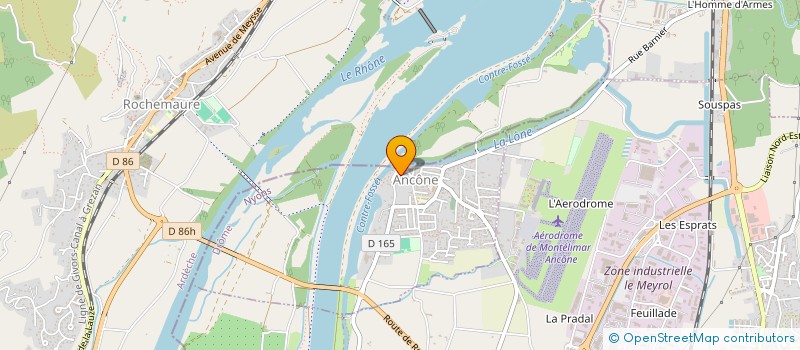 localisation de l'entreprise MONSIEUR PASCAL VILTARD  ANCONE