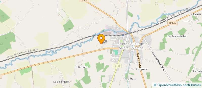 localisation de l'entreprise MONSIEUR PASCAL VINCENT à SAINTE-GAUBURGE-SAINTE-COLOMBE
