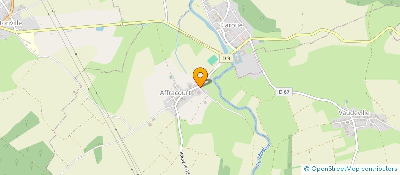 localisation de l'entreprise MONSIEUR PASCAL VINCENT  XIROCOURT