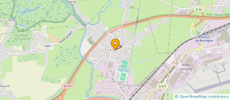 localisation de l'entreprise MONSIEUR PASCAL VIOLET  TRIGNAC