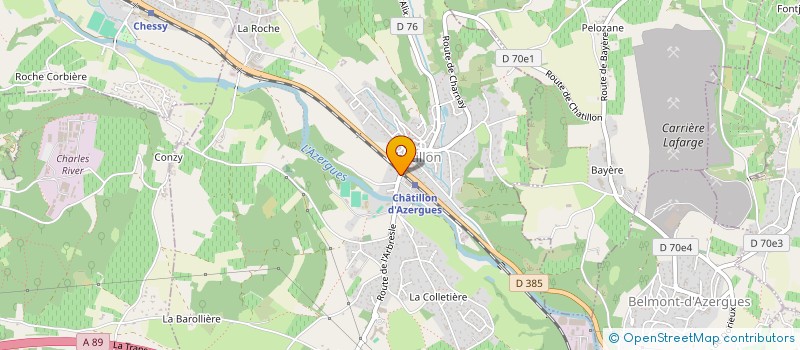 localisation de l'entreprise MONSIEUR PASCAL VIOLLET  CHATILLON