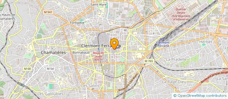 localisation de l'entreprise MONSIEUR PASCAL VIRLOGEUX à CLERMONT-FERRAND
