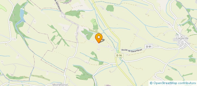 localisation de l'entreprise MONSIEUR PASCAL VITAUX  LAGARDE