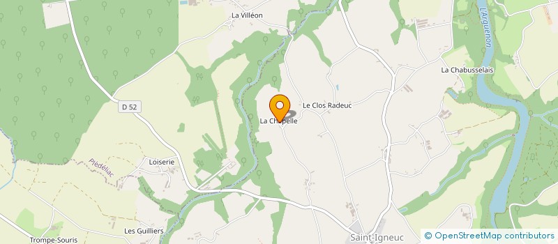 localisation de l'entreprise MONSIEUR PASCAL VITEL à JUGON-LES-LACS