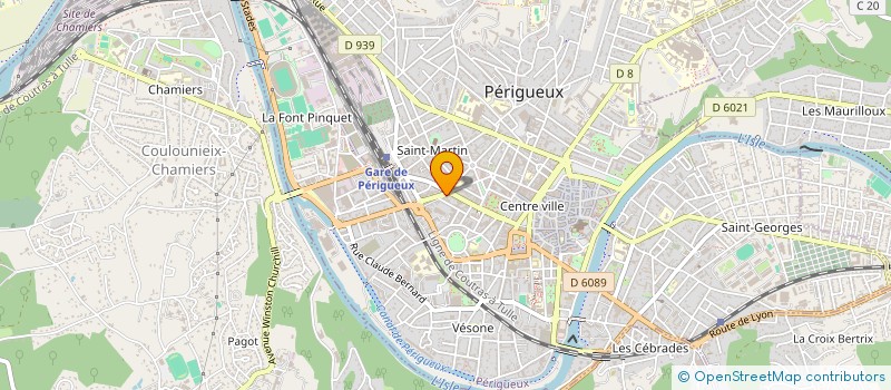 localisation de l'entreprise MONSIEUR PASCAL VITON à PERIGUEUX