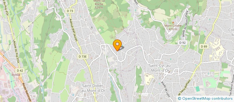 localisation de l'entreprise MONSIEUR PASCAL VITTOZ  SAINT-DIDIER-AU-MONT-D'OR