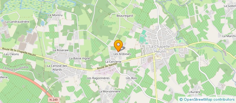 localisation de l'entreprise MONSIEUR PASCAL VIVIEN  LA CHAPELLE-HEULIN