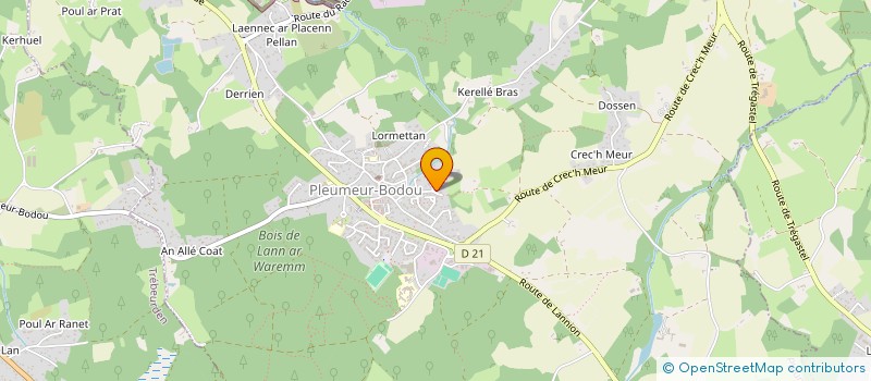 localisation de l'entreprise MONSIEUR PASCAL VLEUGELS  PLEUMEUR-BODOU