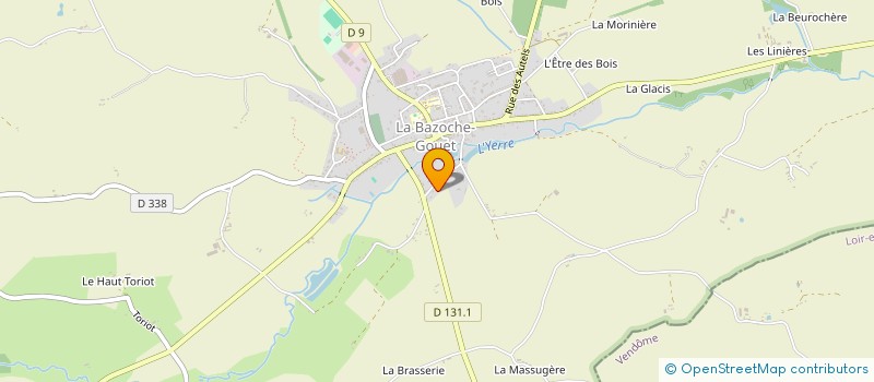 localisation de l'entreprise MONSIEUR PASCAL VOILLOT à LA BAZOCHE-GOUET