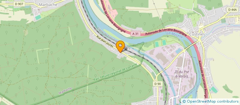 localisation de l'entreprise MONSIEUR PASCAL VOJENIS  MARBACHE