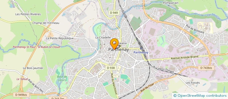 localisation de l'entreprise MONSIEUR PASCAL VOLLET  PARTHENAY