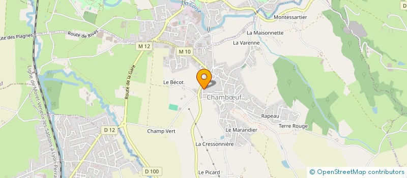 localisation de l'entreprise MONSIEUR PASCAL VORON  CHAMBUF