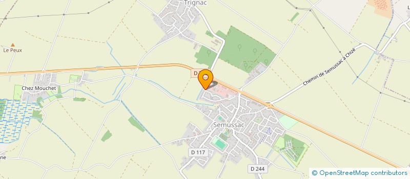 localisation de l'entreprise MONSIEUR PASCAL VOVE  SEMUSSAC