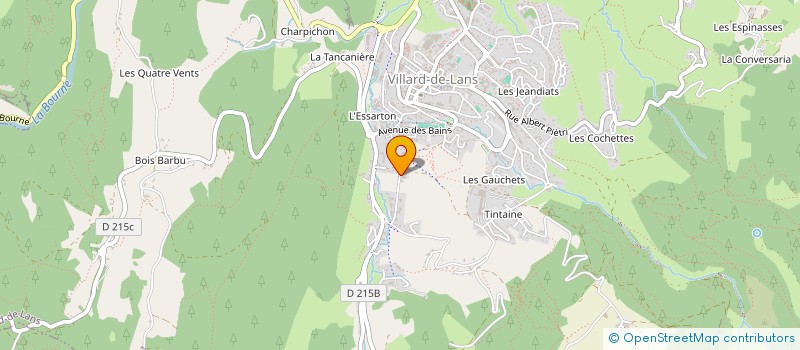 localisation de l'entreprise MONSIEUR PASCAL VOYER  VILLARD-DE-LANS