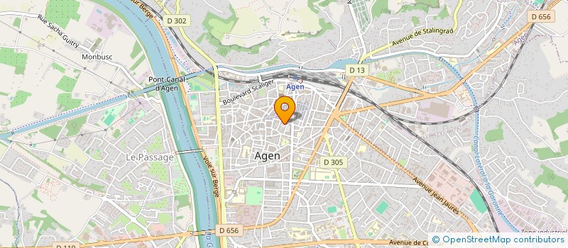 localisation de l'entreprise MONSIEUR PASCAL VOYER  AGEN