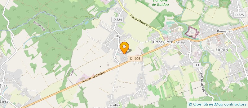 localisation de l'entreprise MONSIEUR PASCAL VUATTOUX  SCIEZ