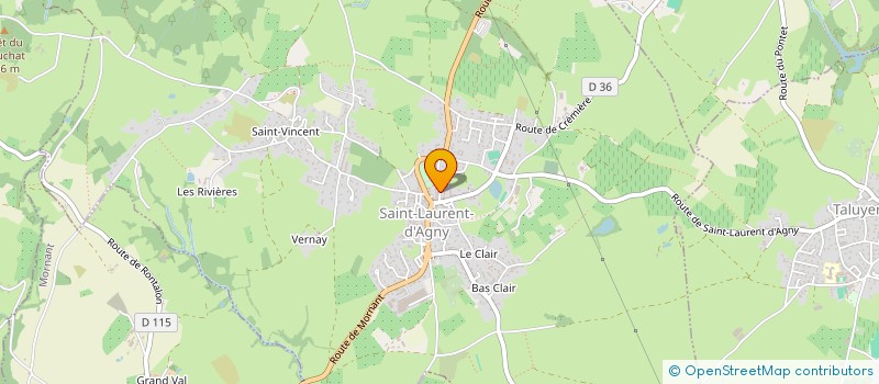 localisation de l'entreprise MONSIEUR PASCAL VUILLEMARD  SAINT-LAURENT-D'AGNY