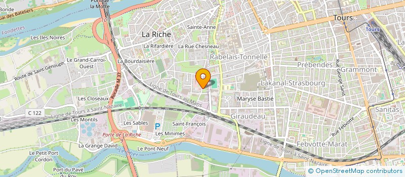 localisation de l'entreprise MONSIEUR PASCAL WAELS à LA RICHE