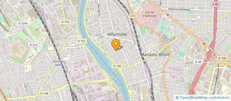 localisation de l'entreprise MONSIEUR PASCAL WANEGUE à ALFORTVILLE