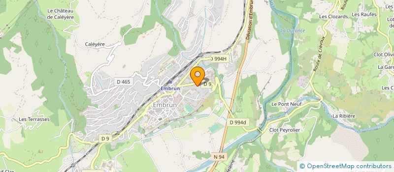 localisation de l'entreprise MONSIEUR PASCAL WARUSFEL à EMBRUN