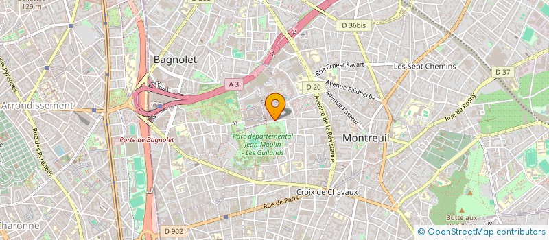 localisation de l'entreprise MONSIEUR PASCAL WILLY HARTMANN à MONTREUIL