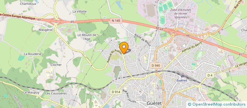 localisation de l'entreprise MONSIEUR PASCAL WINSTERSHEIM  GUERET