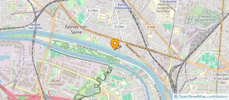 localisation de l'entreprise MONSIEUR PASCAL WOJCIECHOWSKI à EPINAY-SUR-SEINE