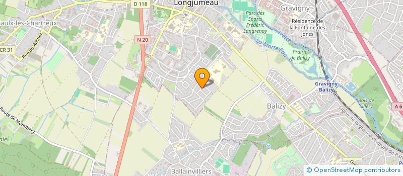 localisation de l'entreprise MONSIEUR PASCAL WOLL à LONGJUMEAU