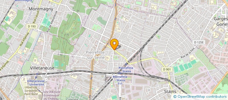 localisation de l'entreprise MONSIEUR PASCAL XICWNA à PIERREFITTE-SUR-SEINE